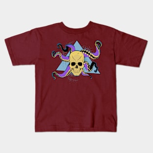 Skulltopus Color Kids T-Shirt